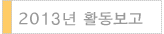 2013년 활동보고